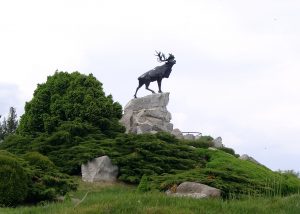 Newfoundland Monument inside the Canadian Memorial Park at Beaumont Hamel