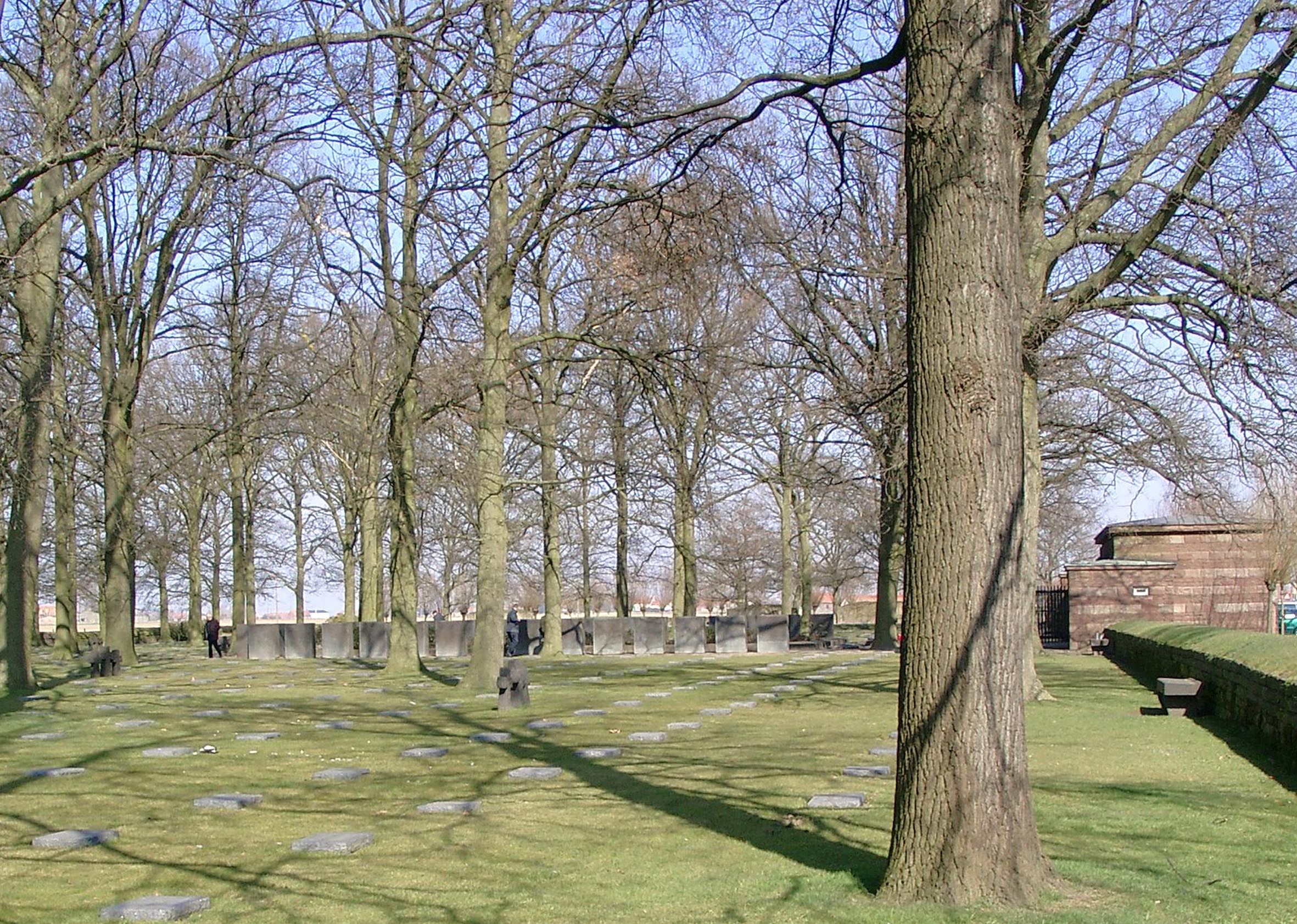 Burial Ground inside the German Military Cemetery Langemark