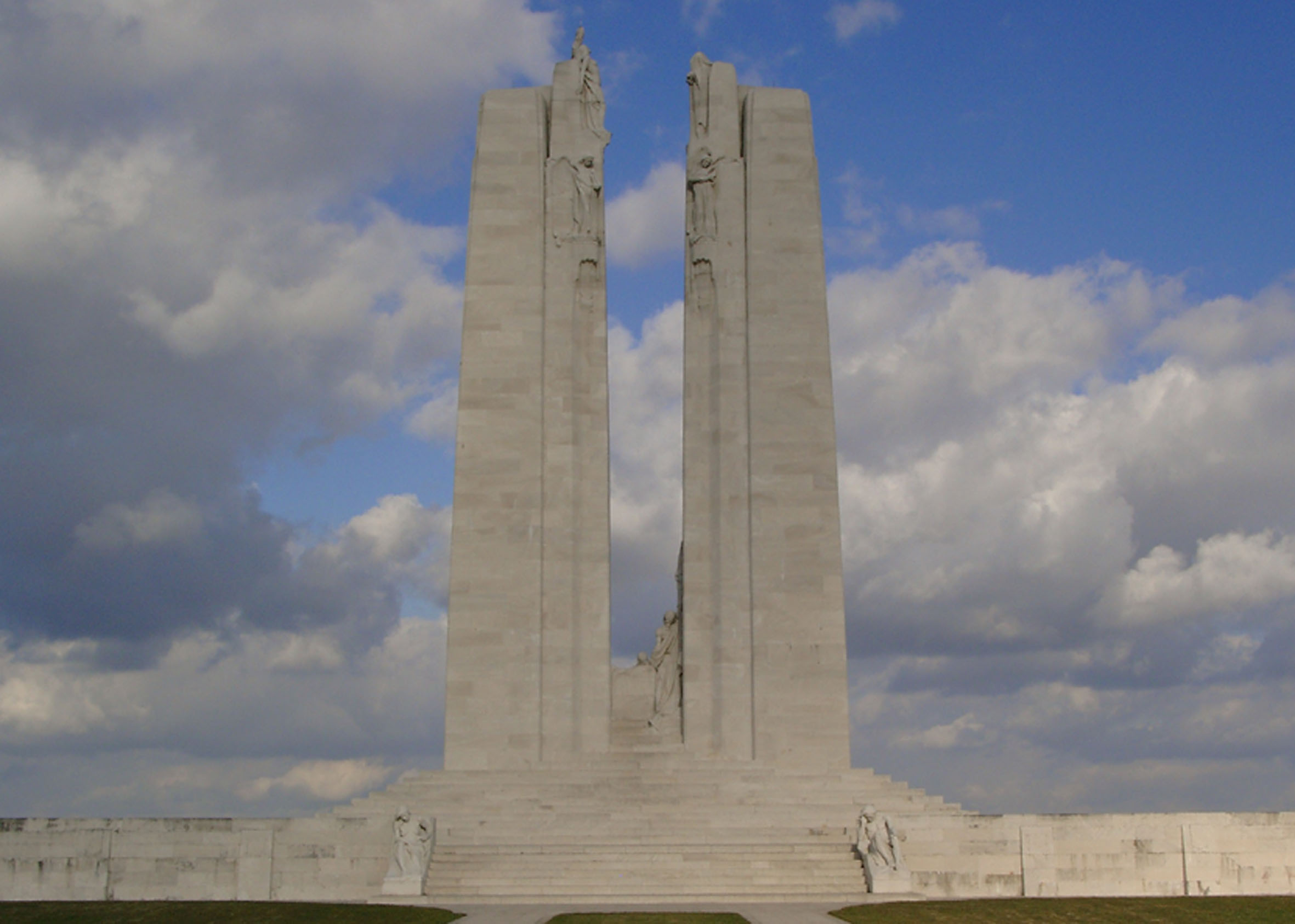 Canadian Monument on top of the Vimy Ridge