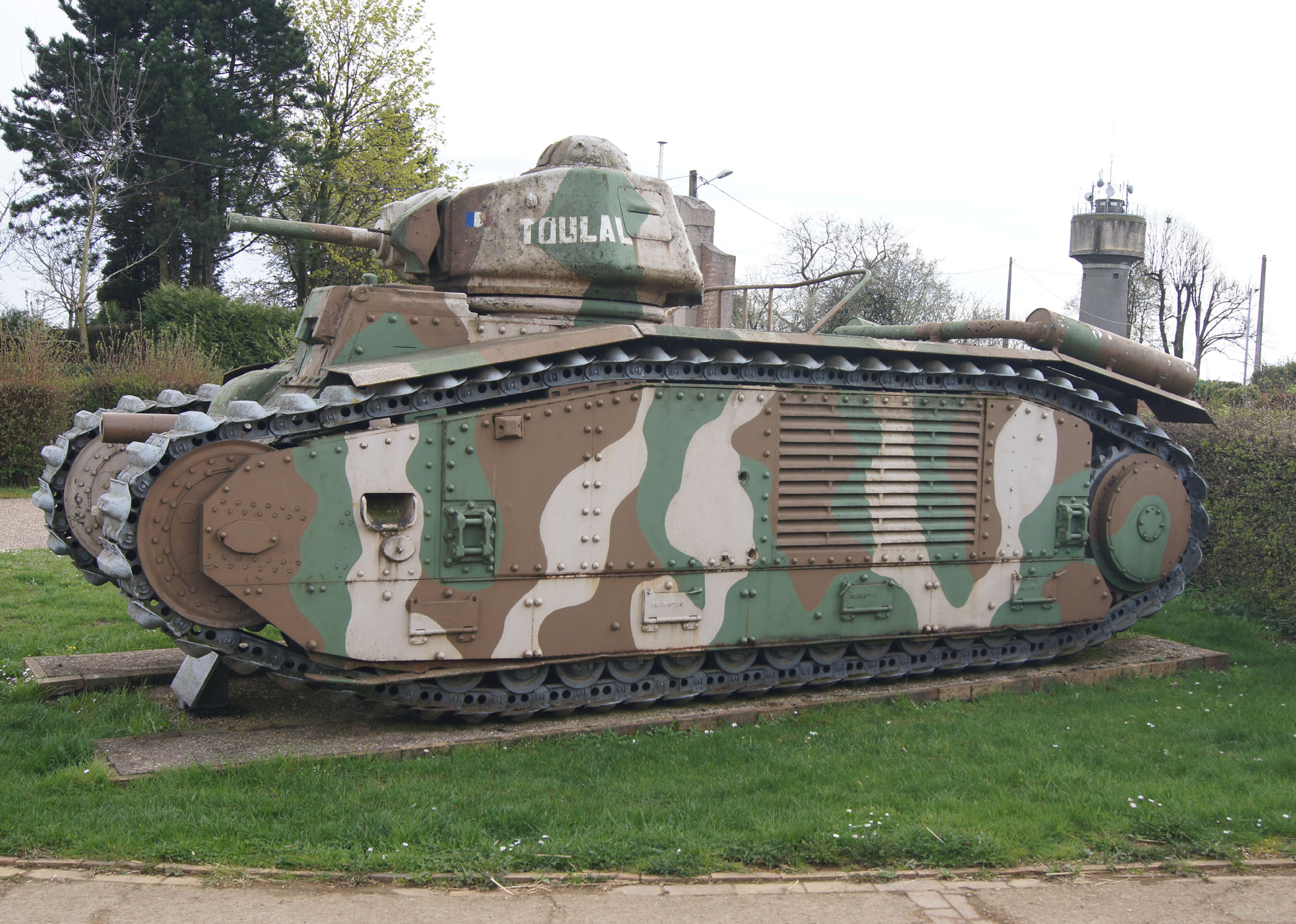 French Char B1 Bis at Stonne